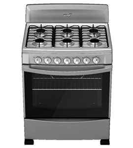 Estufa Acros AF5334D 30'' GAS LP Grafito V/E.